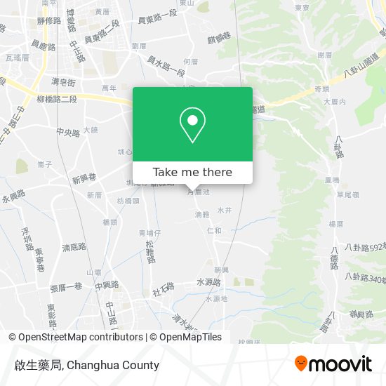 啟生藥局 map