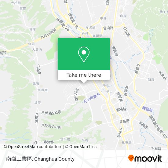 南崗工業區地圖