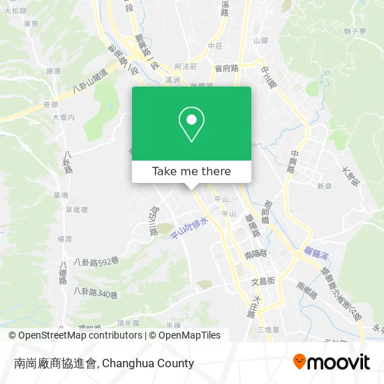 南崗廠商協進會地圖