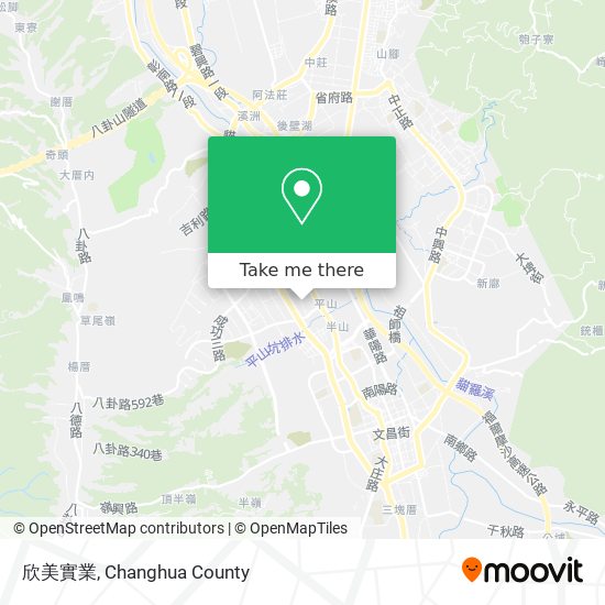 欣美實業 map