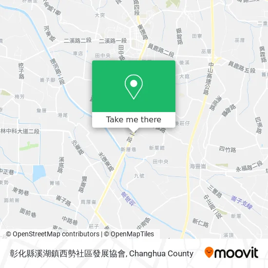 彰化縣溪湖鎮西勢社區發展協會地圖