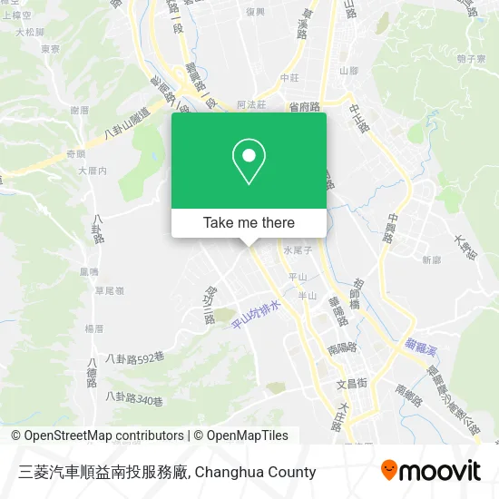 三菱汽車順益南投服務廠 map