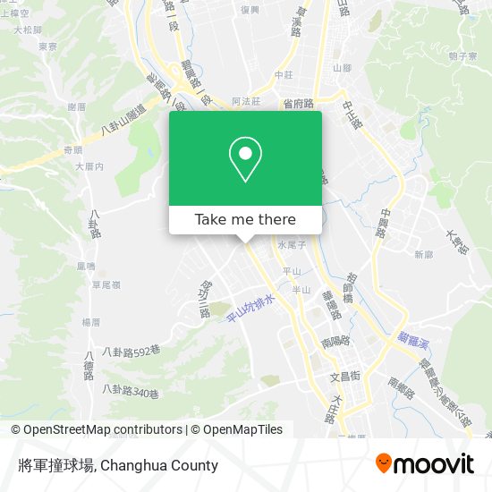 將軍撞球場 map