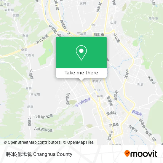 將軍撞球場地圖