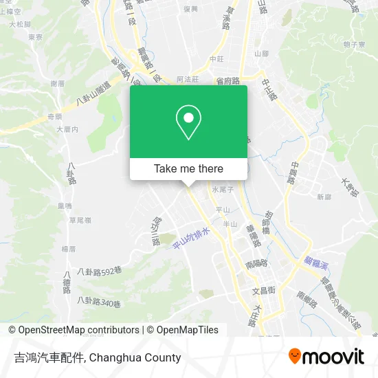 吉鴻汽車配件 map