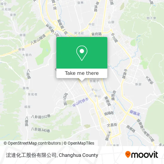 浤達化工股份有限公司地圖