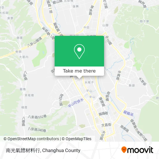 南光氣體材料行地圖