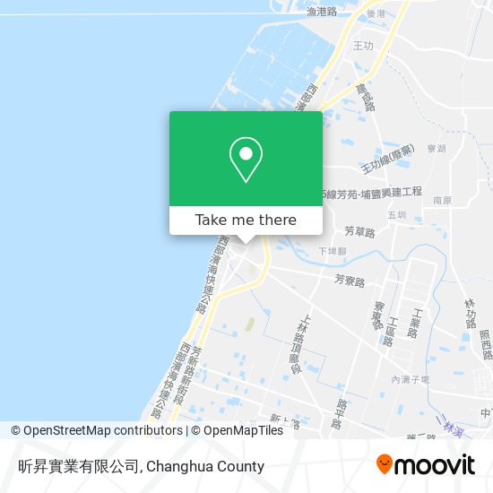 昕昇實業有限公司地圖