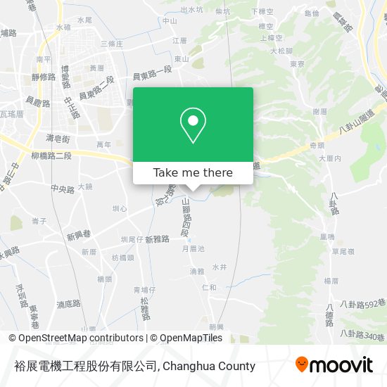 裕展電機工程股份有限公司地圖