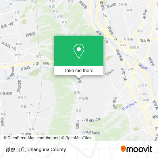 微熱山丘地圖