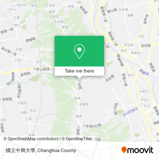 國立中興大學 map