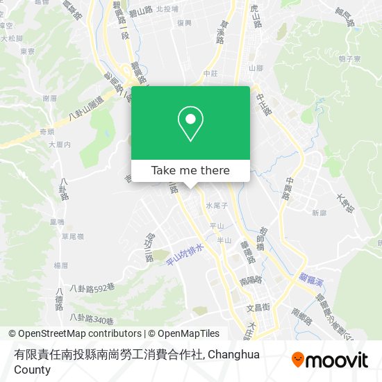 有限責任南投縣南崗勞工消費合作社 map