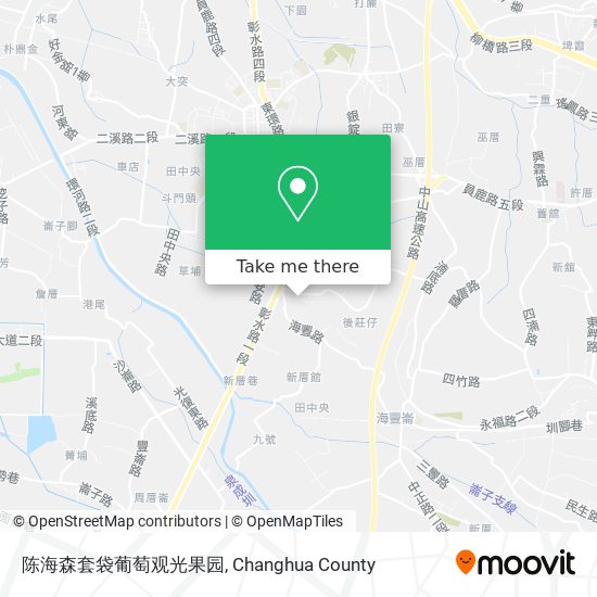 陈海森套袋葡萄观光果园地圖