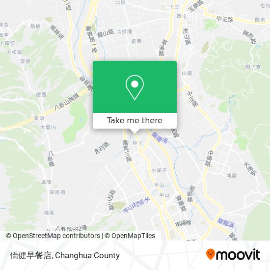 僑健早餐店 map