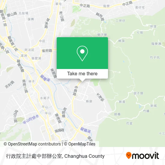 行政院主計處中部辦公室 map