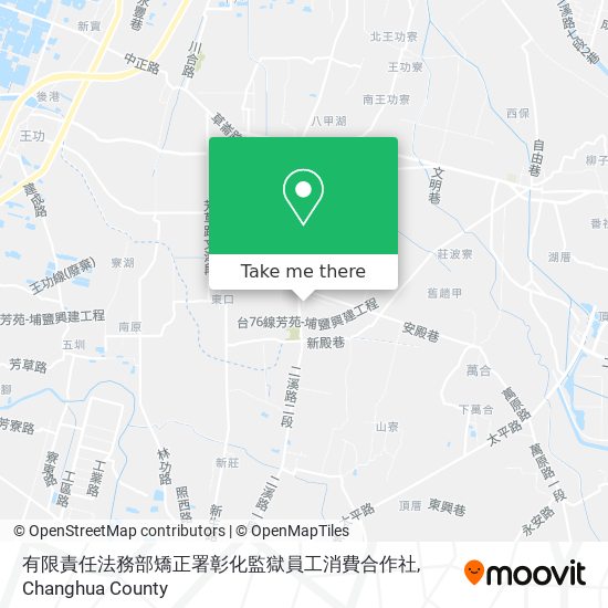 有限責任法務部矯正署彰化監獄員工消費合作社 map