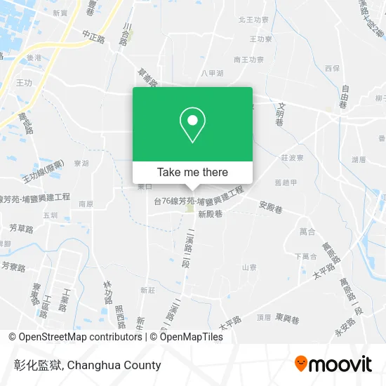 彰化監獄 map
