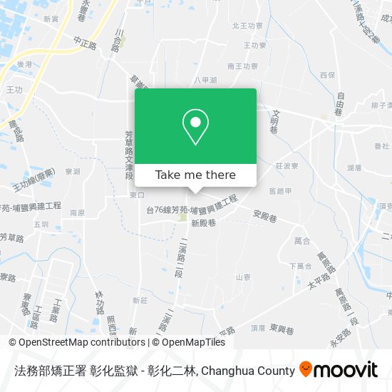 法務部矯正署 彰化監獄 - 彰化二林地圖