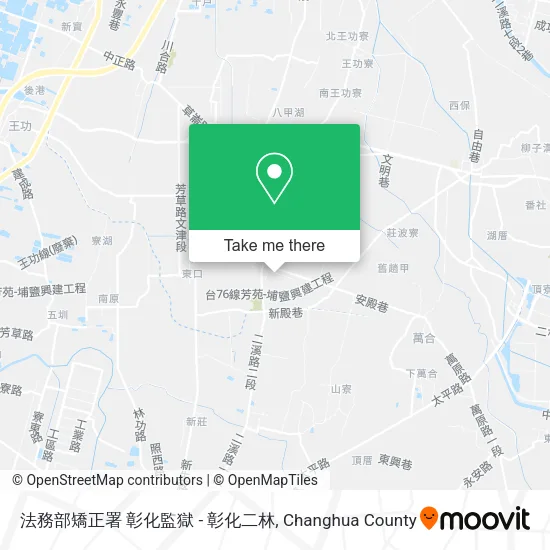 法務部矯正署 彰化監獄 - 彰化二林地圖