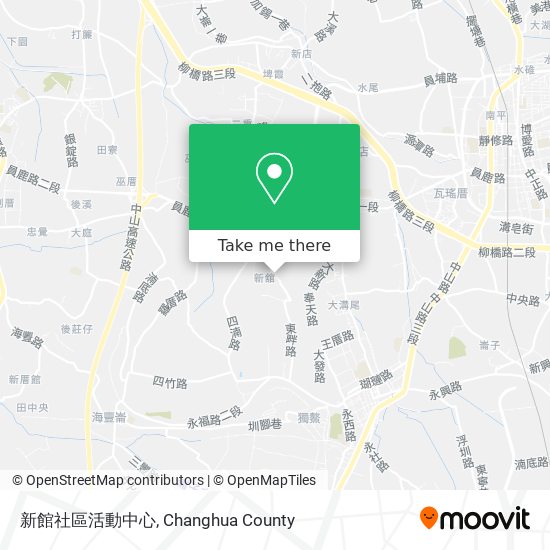 新館社區活動中心地圖