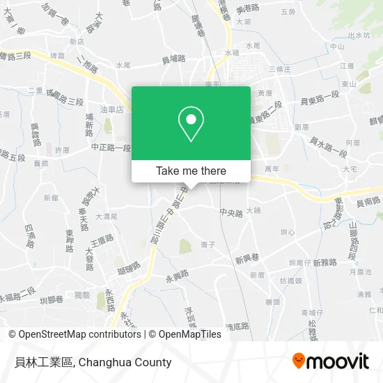 員林工業區地圖