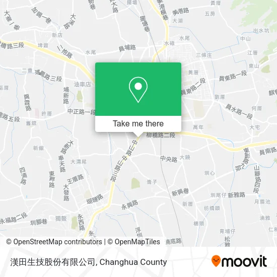 漢田生技股份有限公司地圖