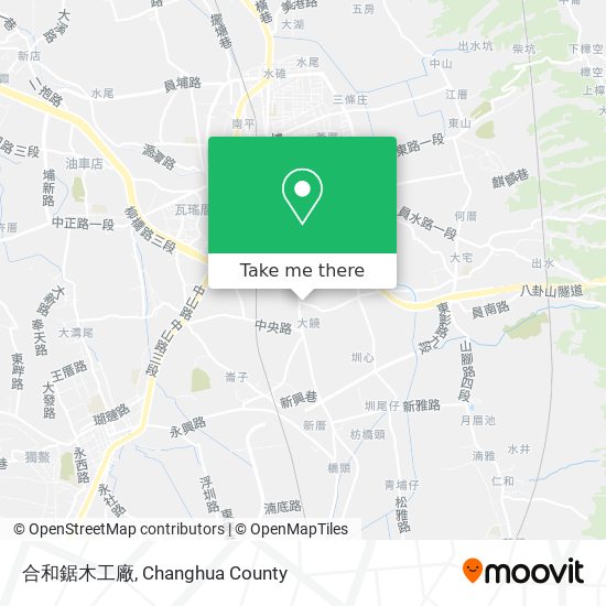 合和鋸木工廠地圖