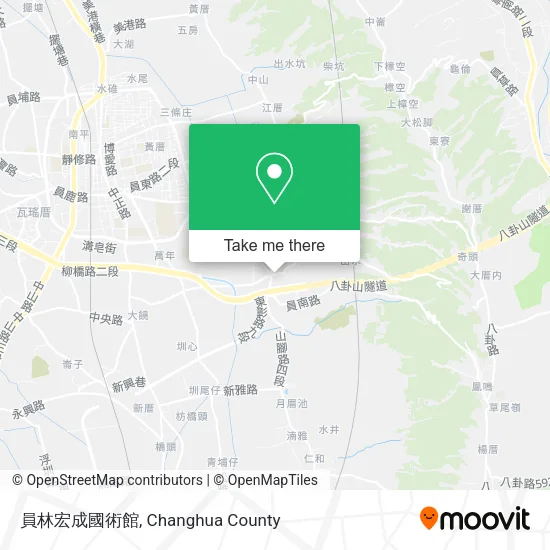 員林宏成國術館 map