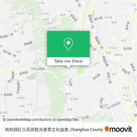 南投縣紅土高原觀光產業文化協會地圖