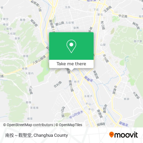 南投～觀聖堂 map