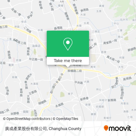 廣成產業股份有限公司地圖