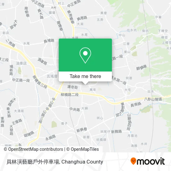 員林演藝廳戶外停車場地圖