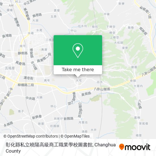 彰化縣私立曉陽高級商工職業學校圖書館 map
