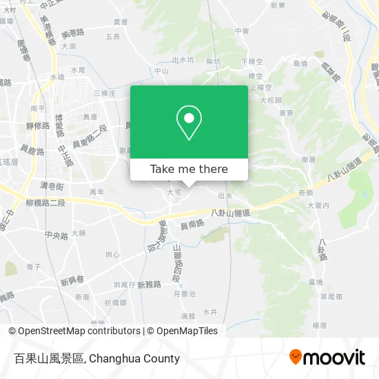 百果山風景區地圖