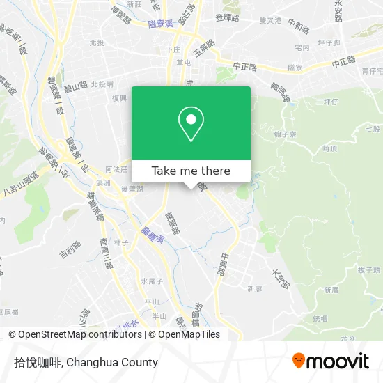 拾悅咖啡地圖