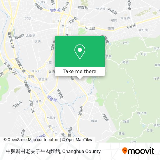 中興新村老夫子牛肉麵館 map