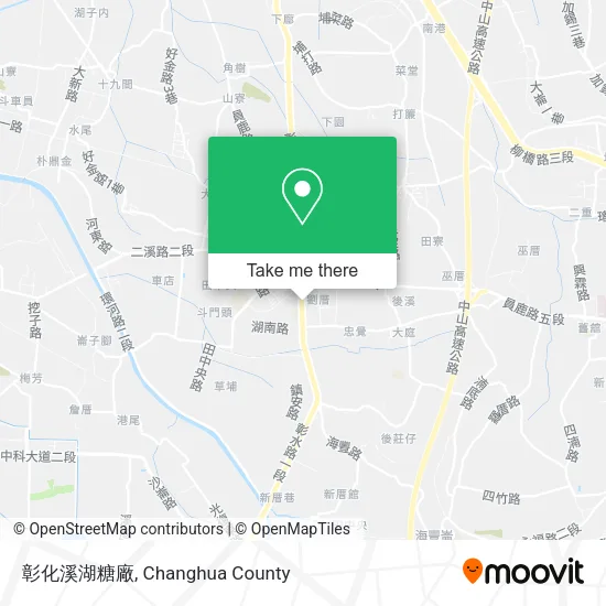 彰化溪湖糖廠地圖