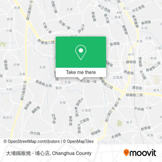 大埔鐵板燒 - 埔心店 map