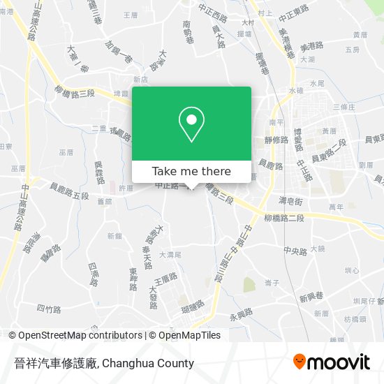 晉祥汽車修護廠 map