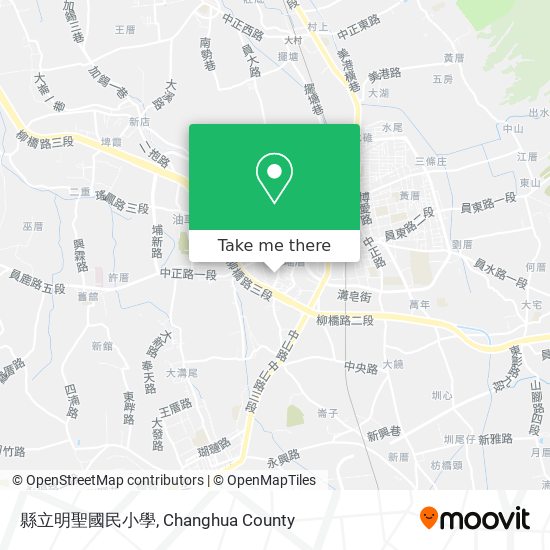 縣立明聖國民小學地圖