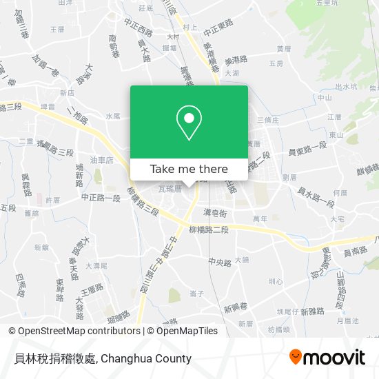員林稅捐稽徵處地圖