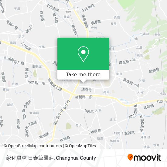彰化員林 日泰筆墨莊 map