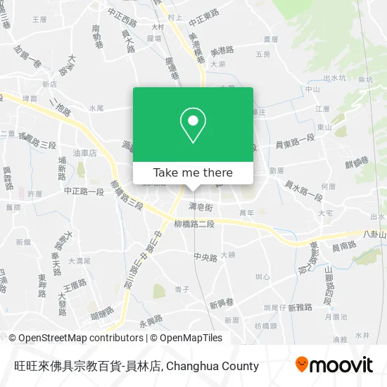 旺旺來佛具宗教百貨-員林店地圖