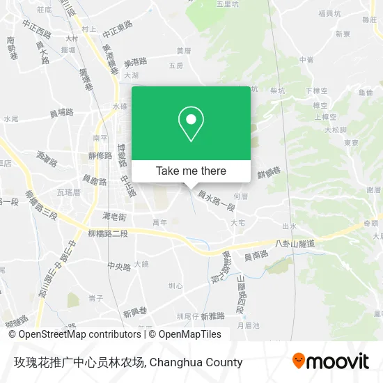 玫瑰花推广中心员林农场 map