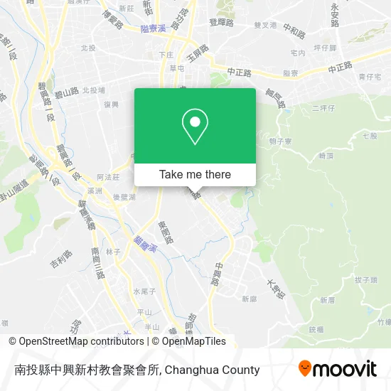 南投縣中興新村教會聚會所 map