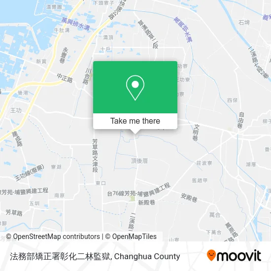 法務部矯正署彰化二林監獄地圖