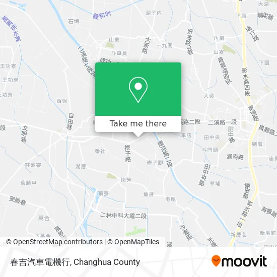春吉汽車電機行地圖