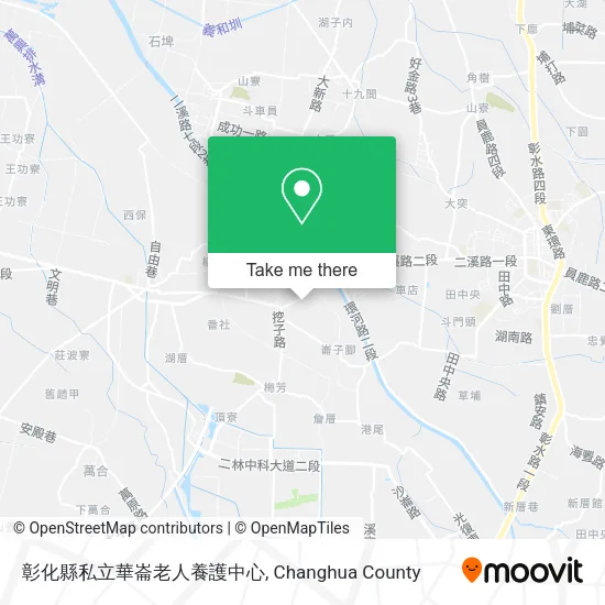 彰化縣私立華崙老人養護中心地圖
