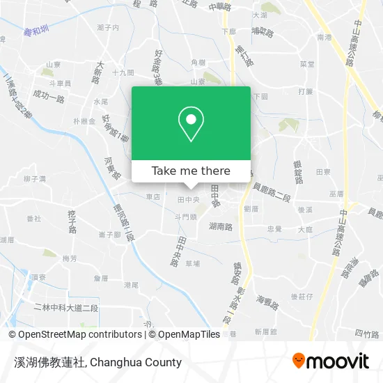 溪湖佛教蓮社地圖
