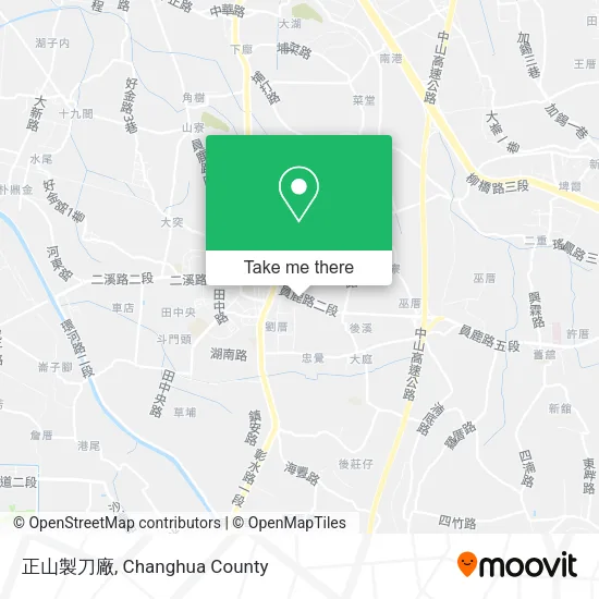 正山製刀廠 map